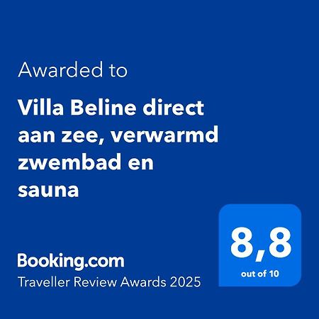 Villa Beline Direct Aan Zee, Verwarmd Zwembad En Sauna ทริบานี-ครุสชิซา ภายนอก รูปภาพ