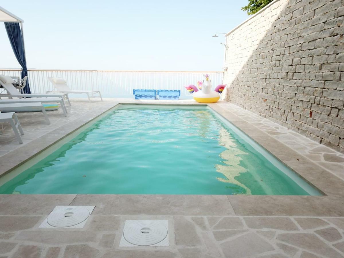 Villa Beline Direct Aan Zee, Verwarmd Zwembad En Sauna ทริบานี-ครุสชิซา ภายนอก รูปภาพ