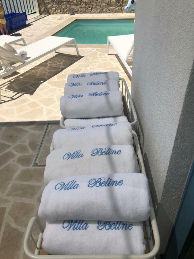 Villa Beline Direct Aan Zee, Verwarmd Zwembad En Sauna ทริบานี-ครุสชิซา ภายนอก รูปภาพ